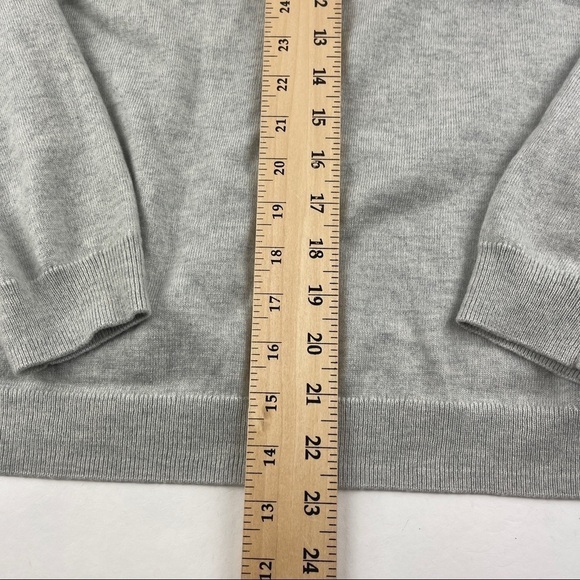 Gap Sweater Girls Large Gray Long Sleeve Lightweight Crew Neck - Picture 6 of 8